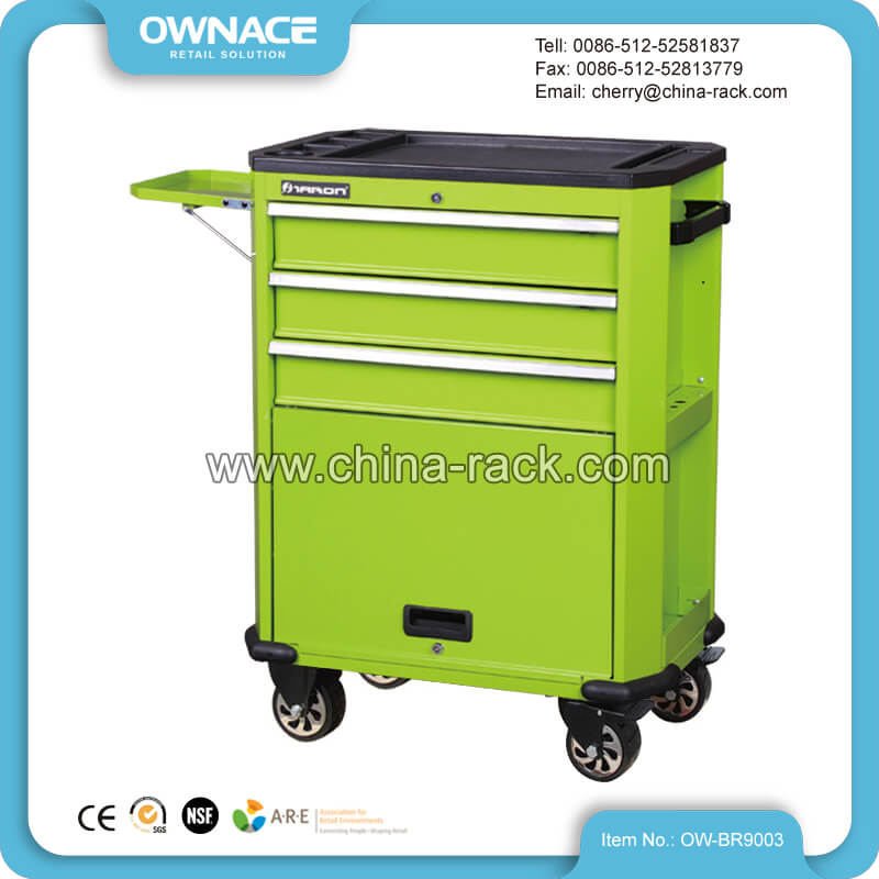 OW-BR9003 Heavy Duty Mobile Steel Tool Trolley Cabinet