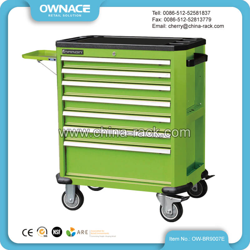 OW-BR9007E Multi-layer Drawers Tool Trolley Cabinet