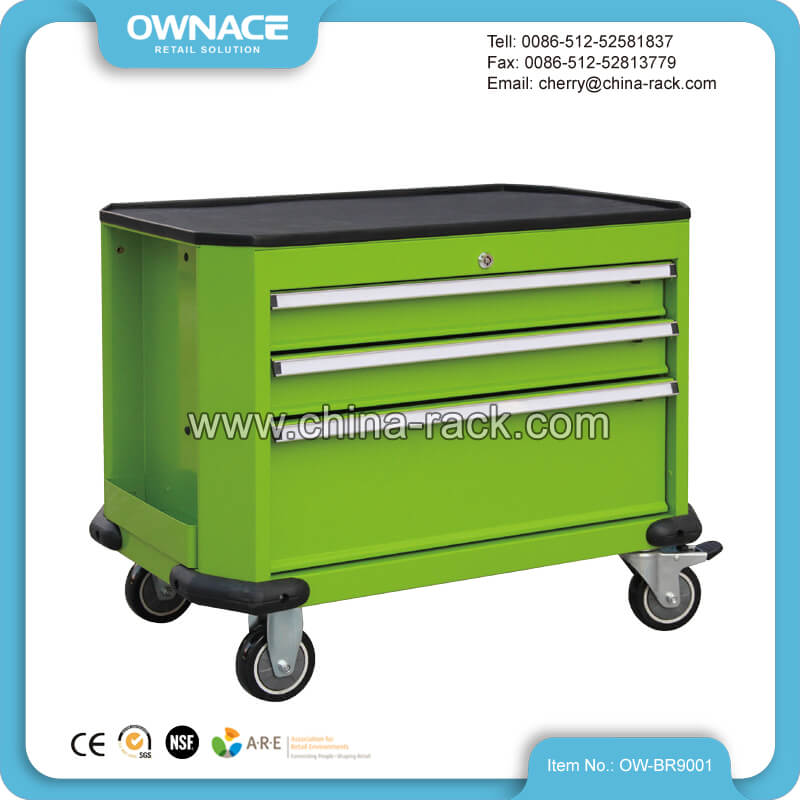 OW-BR9001 Steel Storage Roller Tool Cabinet Chest with Handle