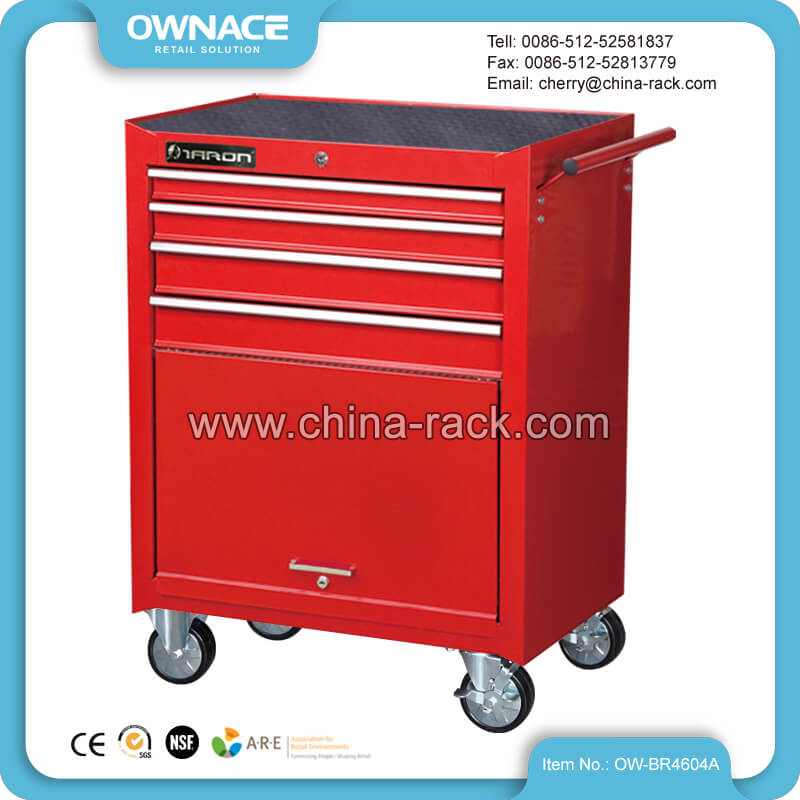OW-BR4604A Heavy Duty 4 Drawers Roller Cabinet Tool Chest