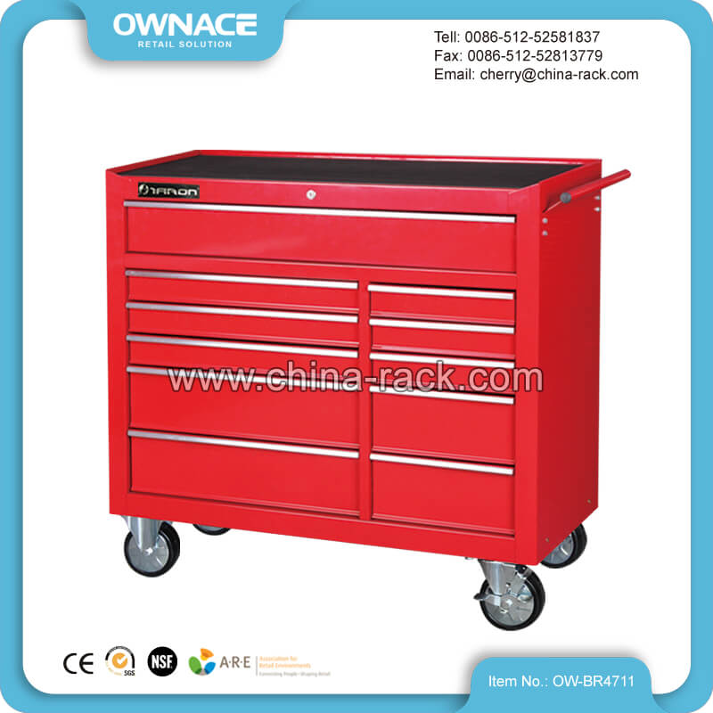 OW-BR4711 42 Inch Multi-layer Drawers Heavy Duty Tool Roller Cabinet