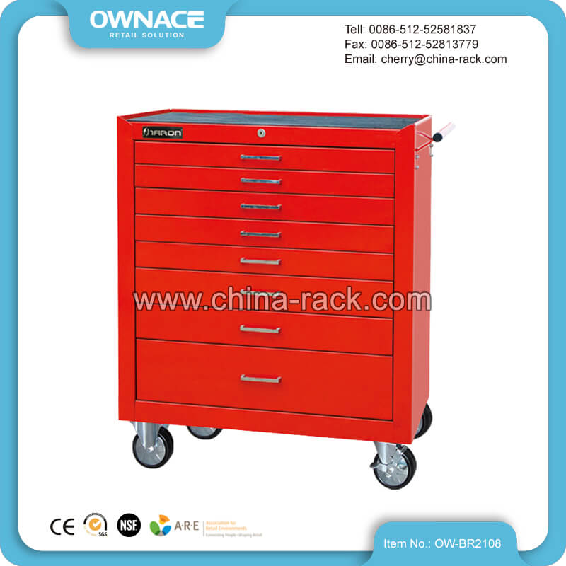 OW-BR2108 Steel Storage Tool Cabinet Trolley