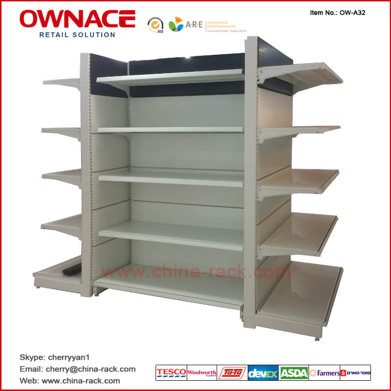 OW-A32 Colorful Supermarket&Store Display Shelf/Metal Gondola Rack System