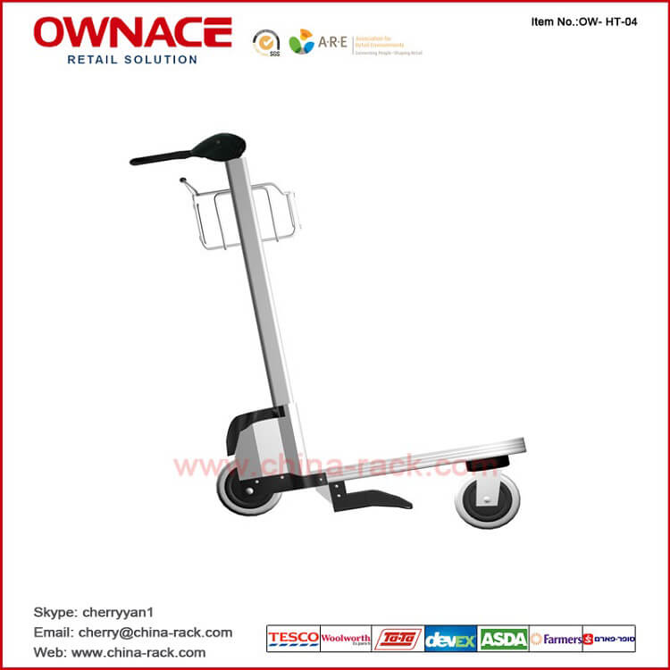 Hot Style Aluminium Alloy Airport Luggage Trolley For Passenger (200 KG)