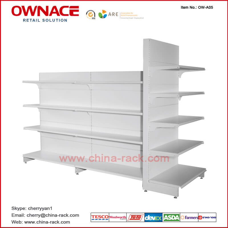 OW-A05 Shelf Supermarket&Store Display Equipment/Metal Gondola Storage Shelf&Rack System