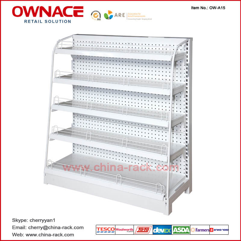 OW-A15 Shelf for Checkout Counter Supermarket&Store Display Equipment/Metal Gondola Storage Shelf&Rack System