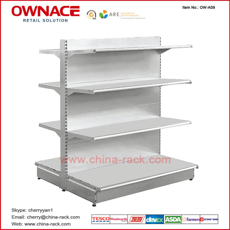 OW-A09 Shelf Supermarket&Store Display Equipment/Metal Gondola Storage Shelf&Rack System