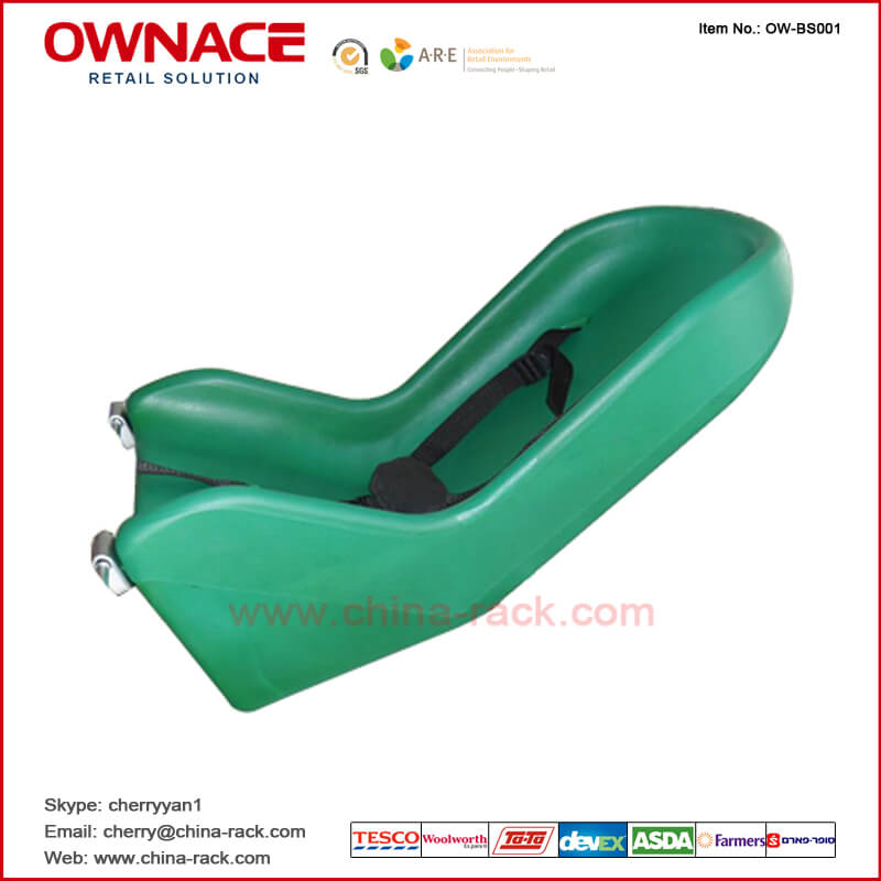 OW-BS001 Plastic Baby Seat for Shopping Trolley/Supermarket Shopping Cart Accessories