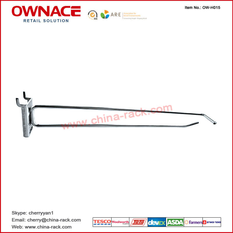 OW-H015 Step Hook for Perforated Back Panel