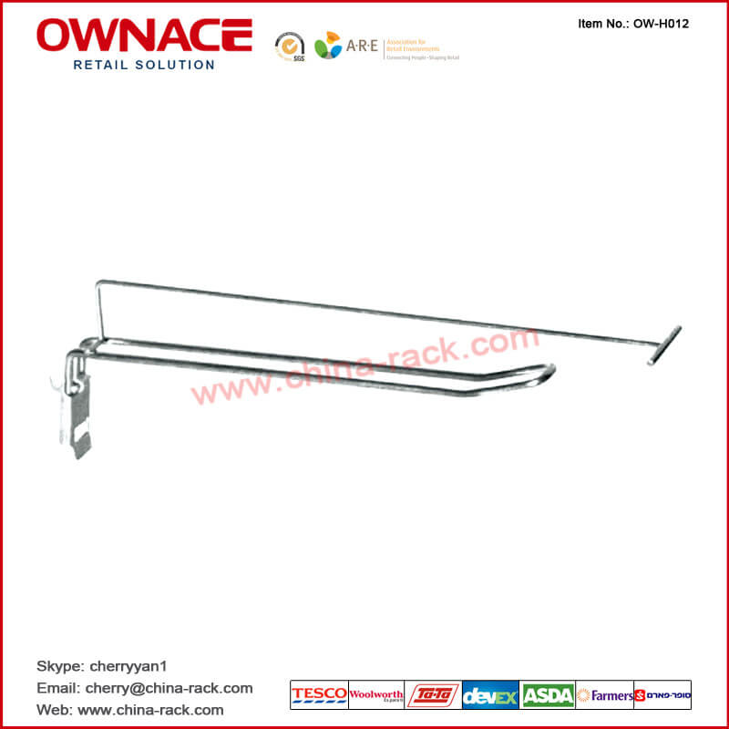 OW-H012 Three Lines Hook for Perforated Back Panel