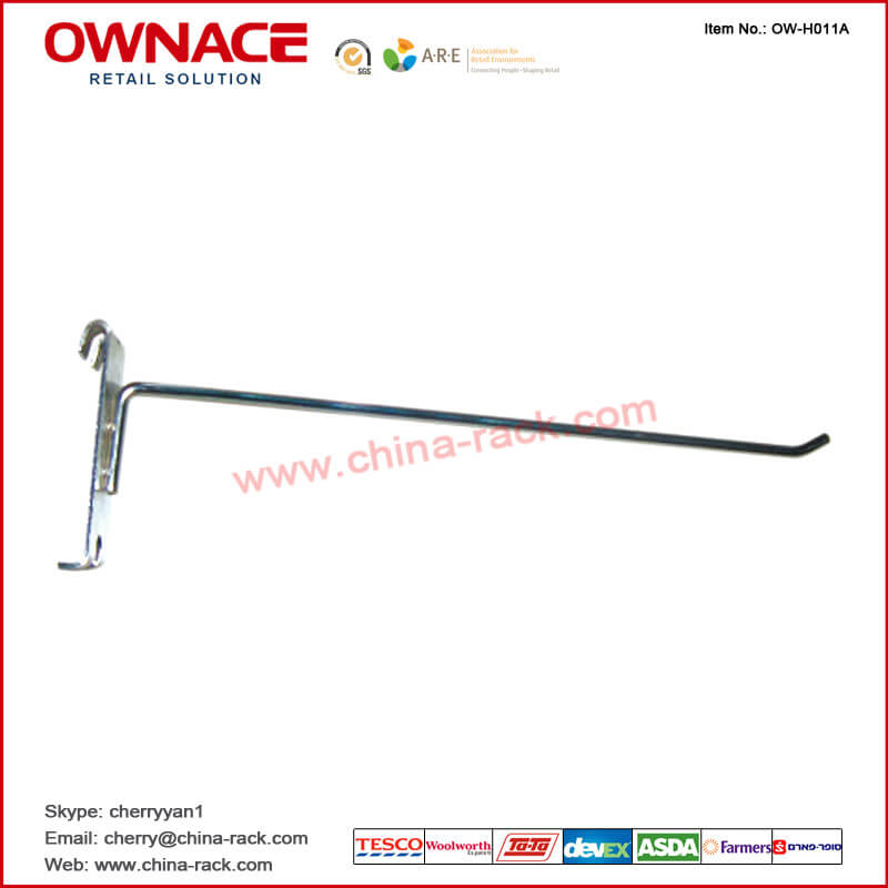 OW-H011A Single Hook for Wire Mesh